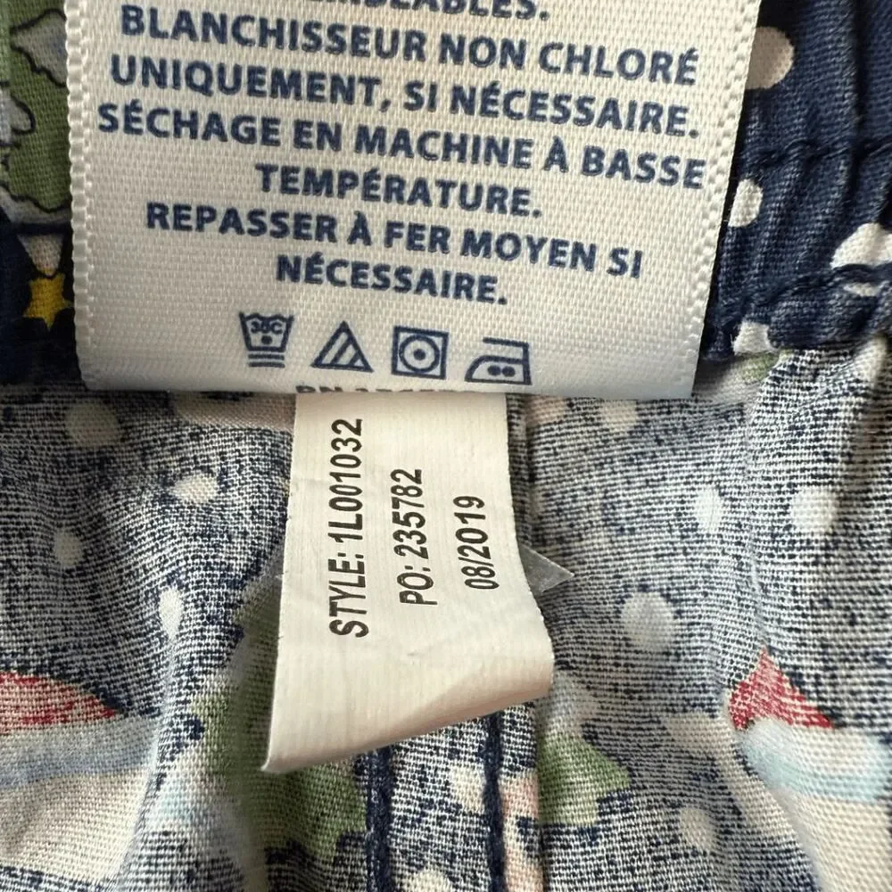 Vineyard Vines Men's Christmas Santa Whale Drawstring Lounge PJ Pants Blue Small